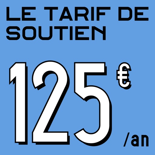 Abonnement prix de soutien par prélèvement annuel